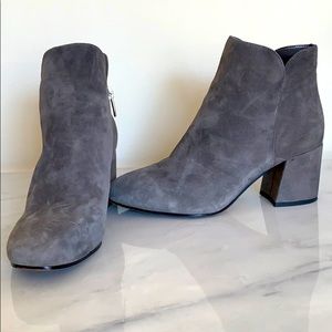Vince Camuto (Kassie2) Suede Ankle Bootie in Grey